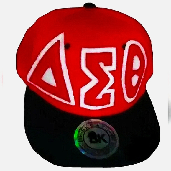 NEW Delta Sigma Theta / DST Baseball Cap! Crimson/Red & White. Women Sorority. - Picture 4 of 10